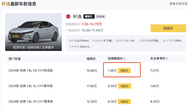 7.98万！比亚迪秦弱弱降价 王传福：不想让友商没活路