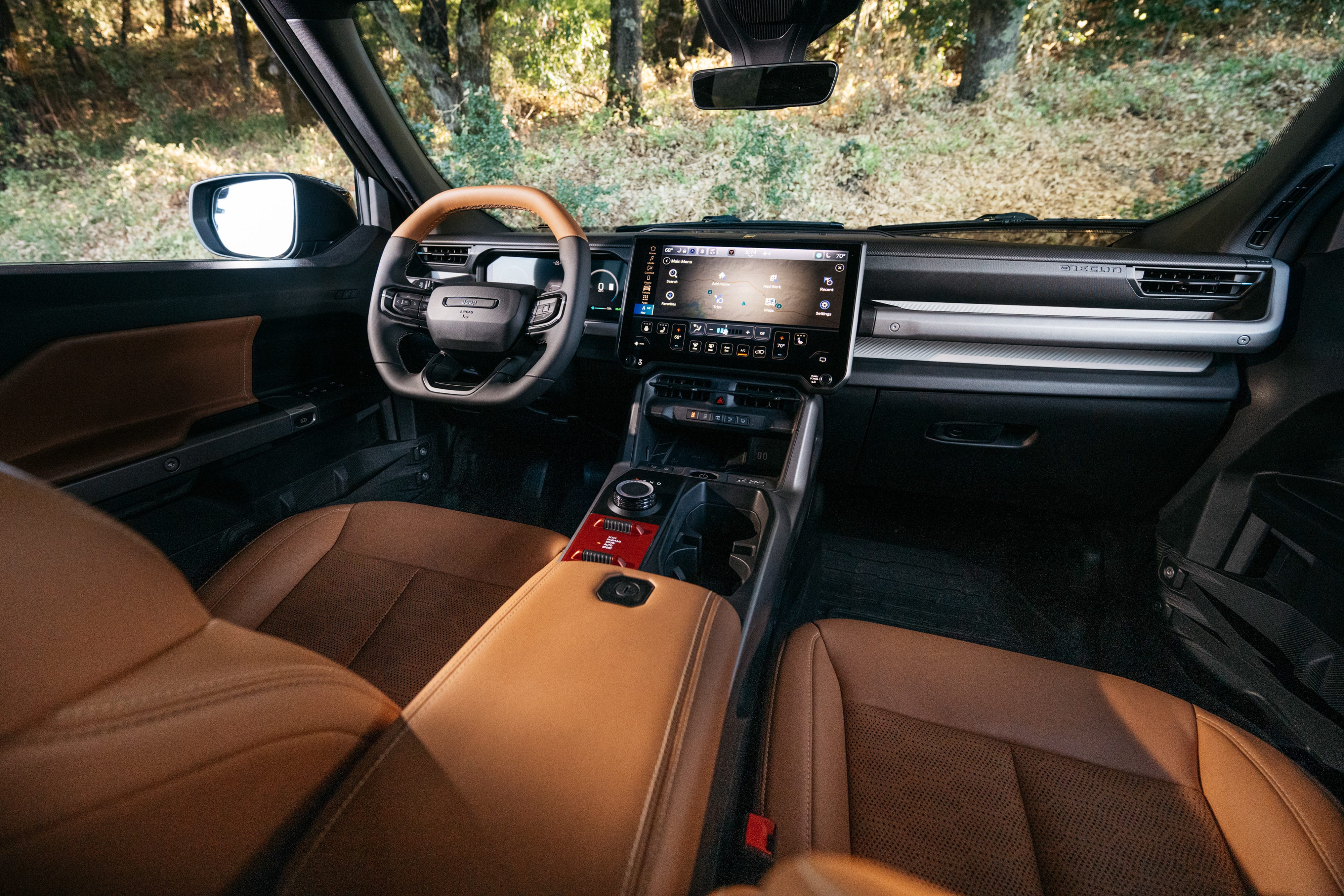 Jeep Recon内饰官图发布，硬派电动越野车内饰首曝