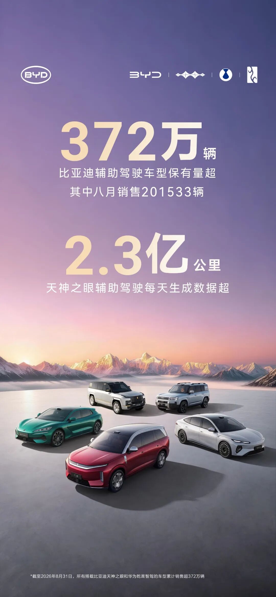 比亚迪智驾车型保有量超372万辆，用户该怎么看？