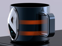 Snail便携加热器 贴在碗上就能加热食物 