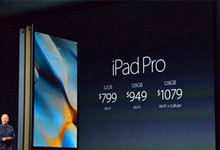惊艳！传苹果iPad Pro 采用4GB运行内存