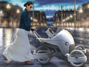 智能婴儿车有新花样！外观精美超有范儿