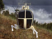 直升机机器人起落架 从此各种地形都能起降