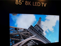 约合84万元人民币 夏普85寸8K电视下月将推出