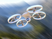 帮助盲人跑步 指导盲人认清跑道的无人机