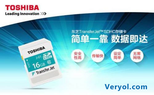 东芝搭载TransferJet™功能SDHC存储卡上市