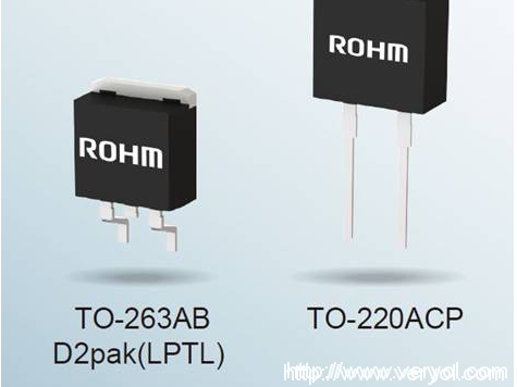 ROHM开发出SiC肖特基势垒二极管“SCS3系列”