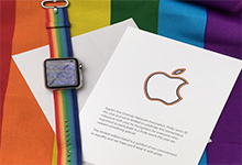 为支持同性恋 苹果推出Apple Watch彩虹表带