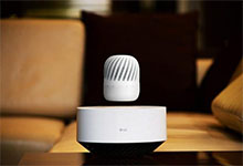 无线充电还防水！LG 发布360度悬浮式扬声器