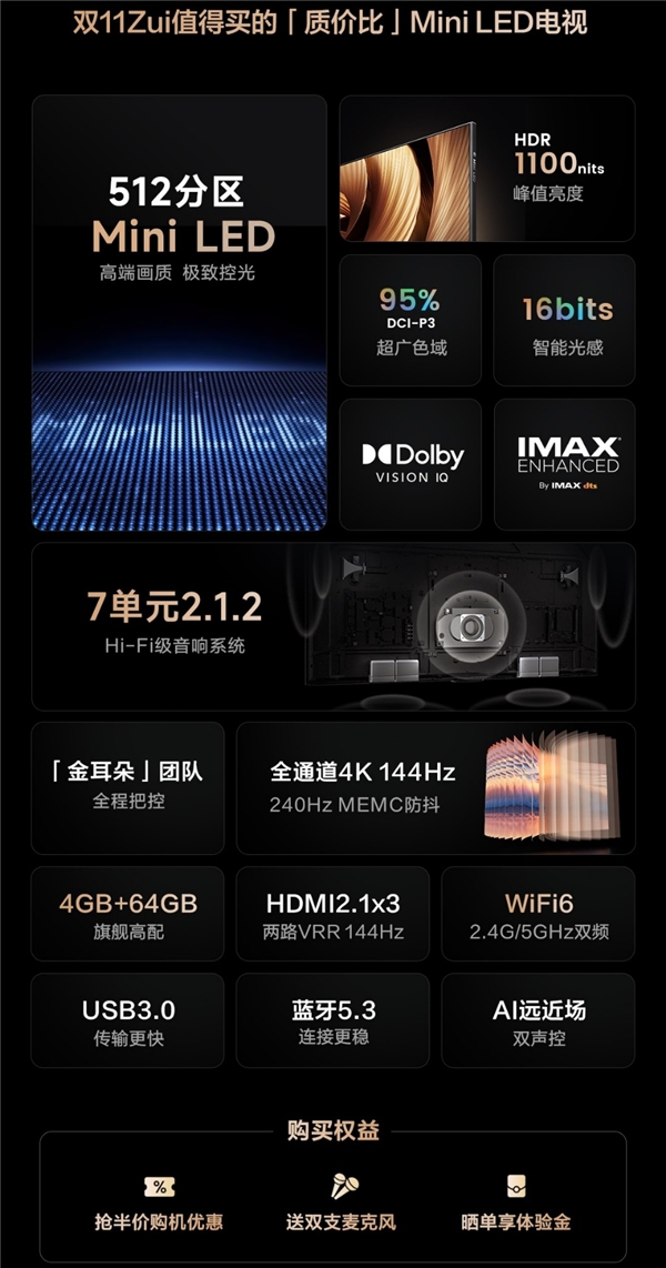 Vidda进军高端Mini LED领域！Z系列新品电视延续质价比(图4)