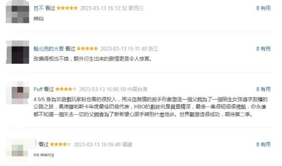 《最后生还者》收官 豆瓣保持9.1高分:给5星用户超69%