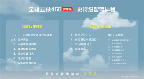 同级唯一高阶智驾！宝骏云朵灵犀版配置公布：售价不超15万元