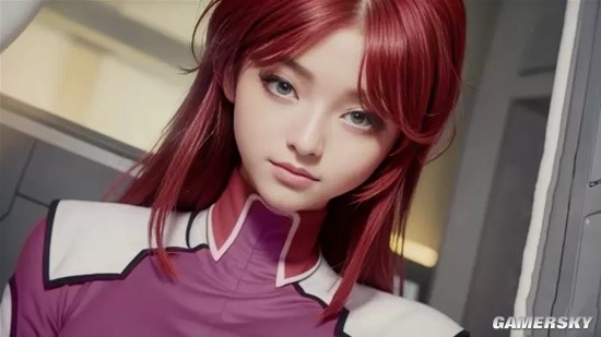 AI真人化《高达SEED》 女主颜值不敌女配123