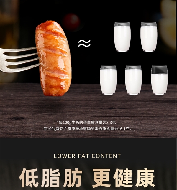 85%肉含量 一口爆汁！森马旗下烤肠大促29.9元3斤大促