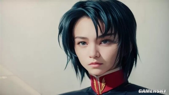 AI真人化《高达SEED》 女主颜值不敌女配123