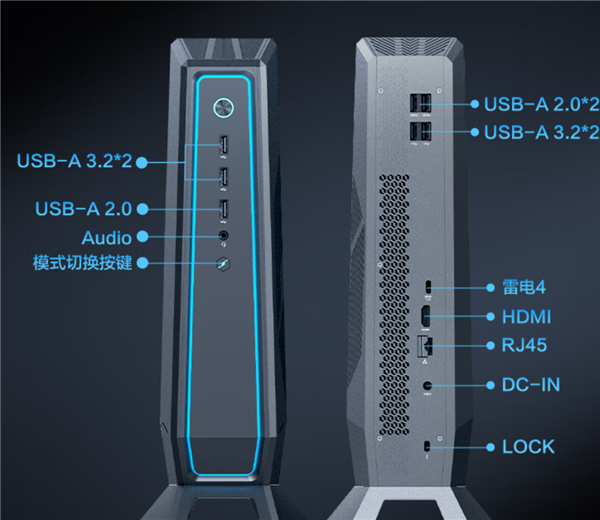 4.5L超mini 机械革命极光S游戏主机5999元:16核i9+满血RTX 4060