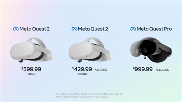 元宇宙/VR退烧 Quest Pro头显降价3500元:国内有望引进