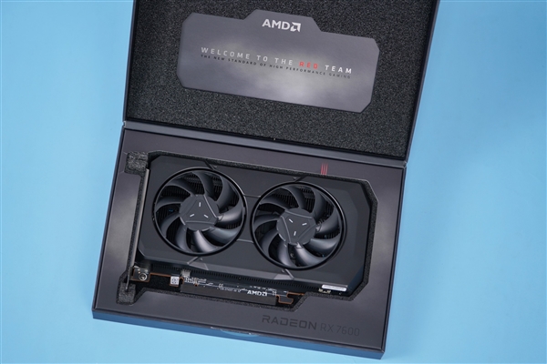 硬刚RTX 4060 Ti!AMD RX 7600图赏