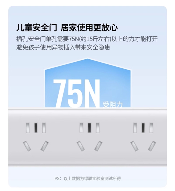 七天免费用、3年免费换新:绿联排插23.9元起官方大促