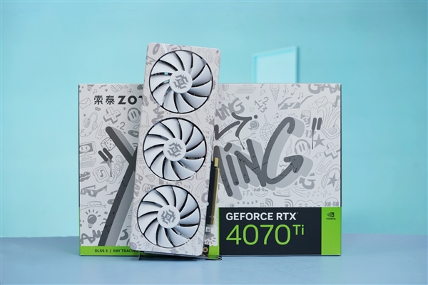 涂鸦外观玩趣十足!索泰RTX 4070Ti天启OC欧泊白图赏