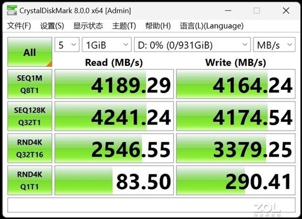 西部数据SN580评测 “蓝盘”跨入PCIe4.0时代