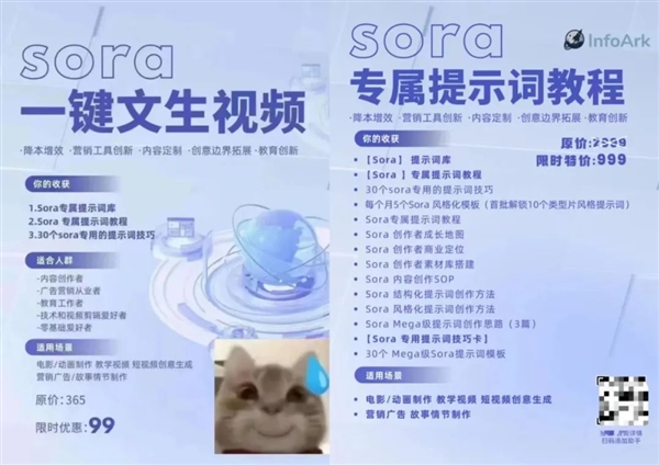 299元卖Sora内测账号！中文互联网的创造力 全拿来骗钱了