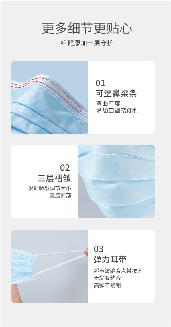 成人款儿童款都有：稳健医用外科口罩3盒150只不到20元