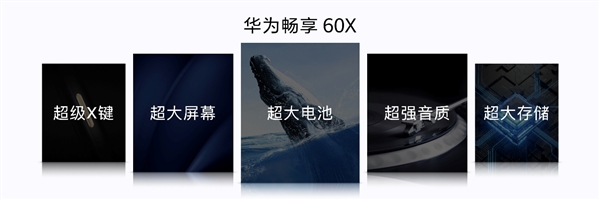 7000mAh双电芯大电池!华为畅享60X正式发布:这么实用的手机如今不多了