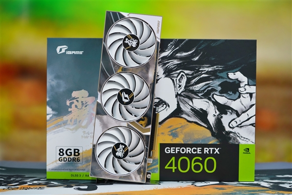 水墨画吸睛！七彩虹iGame RTX 4060 OS 8GB雾山五行定制版图赏