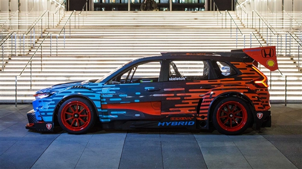 红头发动机超800马力!本田CR-V Hybrid Racer官图:真赛道级SUV来了