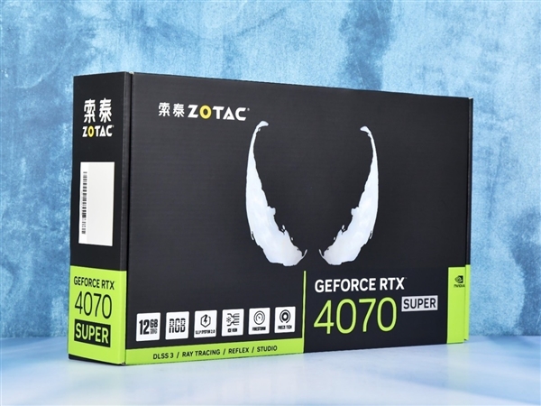 毒液粉梦中情卡 索泰GeForce RTX 4070 SUPER-12GB毒液实