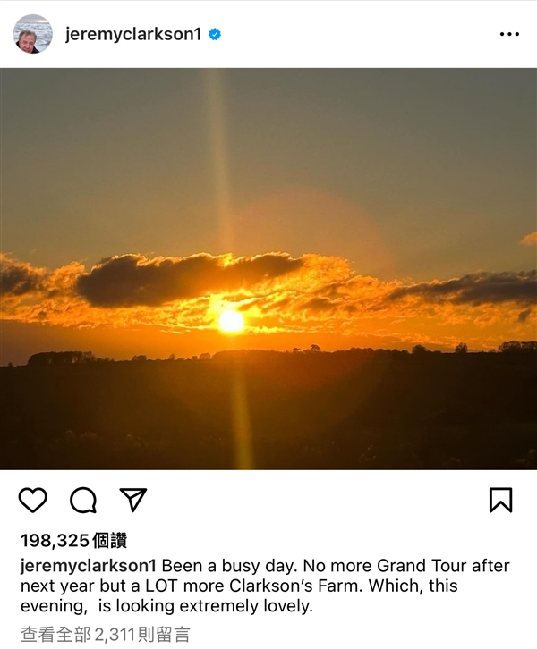 《Top Gear》后 “大猩猩”宣布：《The Grand Tour》也将停播