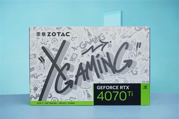 涂鸦外观玩趣十足!索泰RTX 4070Ti天启OC欧泊白图赏