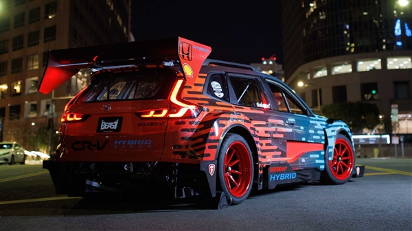 红头发动机超800马力!本田CR-V Hybrid Racer官图:真赛道级SUV来了
