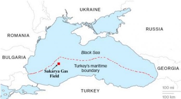 天降横财！土耳其在黑海发现580亿立方米天然气