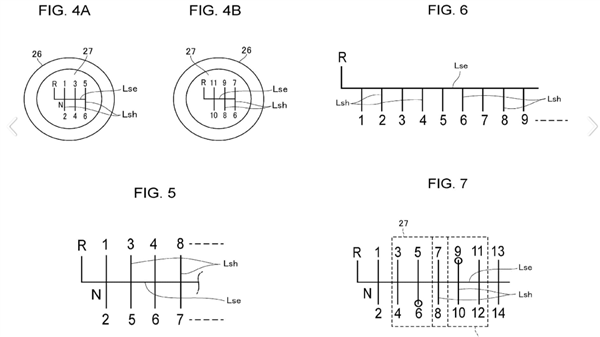 组合档位多达14个!丰田电动汽车模拟手动变速器专利曝光(图3) 组合档位多达14个!丰田电动汽车模拟手动变速器专利曝光