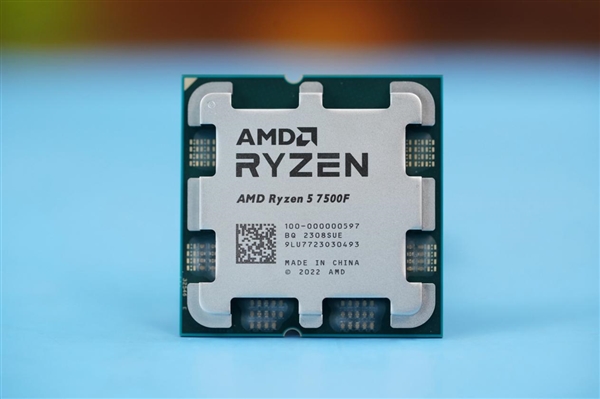 千元真香U！AMD第一款F后缀处理器锐龙5 7500F图赏