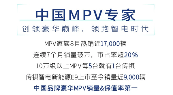 8月卖出37585台！广汽传祺8月销量曝光：MPV销量连续7月破万