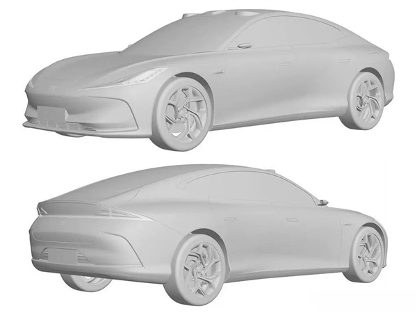 智己L6专利图曝光：定位中型纯电轿跑