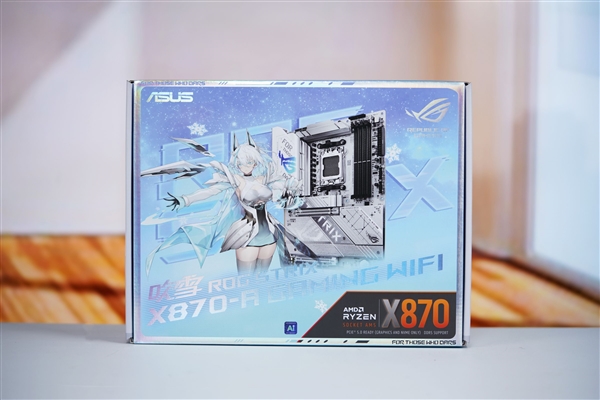 银白战甲！华硕ROG STRIX X870-A GAMING WIFI吹雪主板图赏