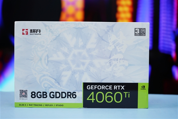 纯白外壳淡雅清新！耕升RTX 4060 Ti踏雪显卡图赏