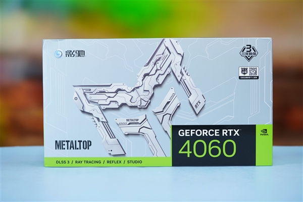 全新一代寒光星散热！影驰RTX 4060金属大师图赏