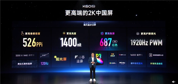 2K直屏+120W快充!Redmi K60 Pro宣布降价:3299元起