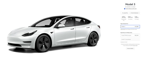 特斯拉降价:Model 3降幅约7000元 Model S降幅约3.4万