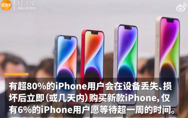 绝对忠诚?超八成iPhone用户丢机后秒换新款iPhone