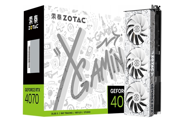 索泰首发三款RTX 4070:天启功耗解锁250W!5399元