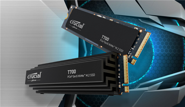 4TB 4355元!几乎满血的英睿达PCIe 5.0 SSD开卖:读取12.4GB/s