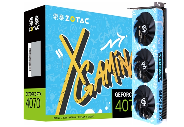 索泰首发三款RTX 4070:天启功耗解锁250W!5399元