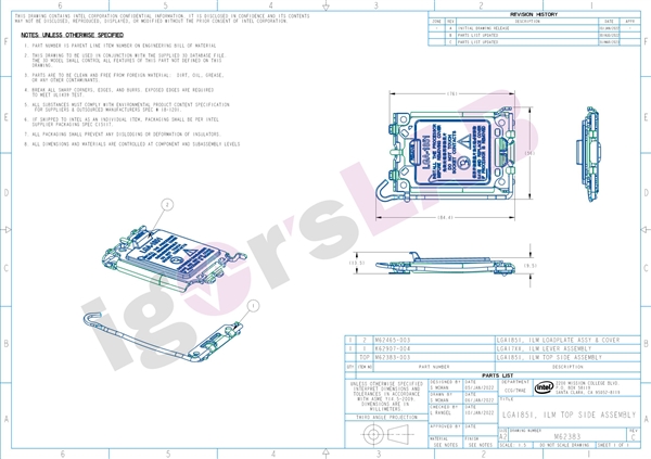 Intel酷睿明年换新接口LGA1851！20A工艺媲美2nm