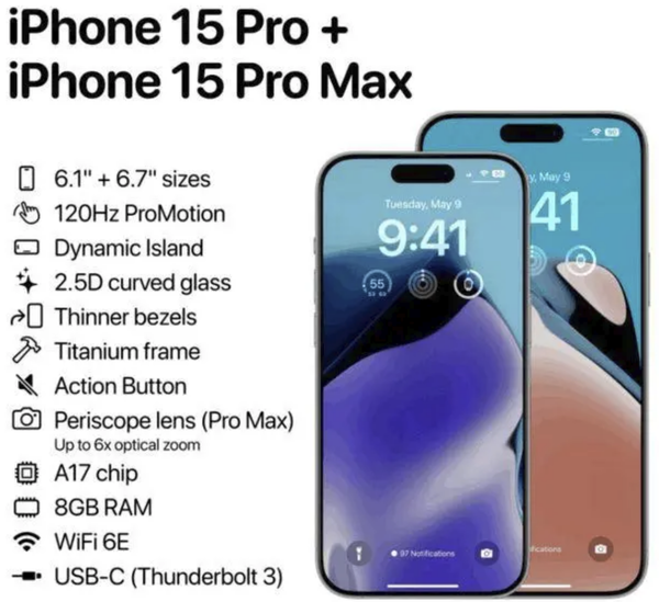 iPhone15机型基本敲定:苹果初期备货近1亿台!安卓阵营怕吗